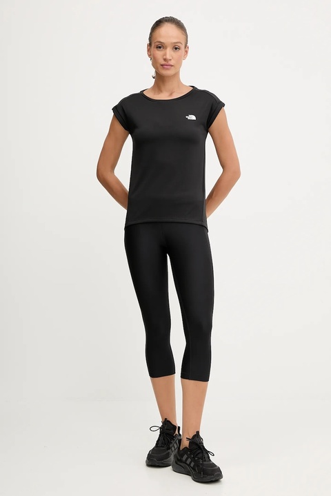The North Face t-shirt treningowy Tanken Tank damski kolor czarny NF0A8BS2JK31 - zdjęcie produktu nr 2