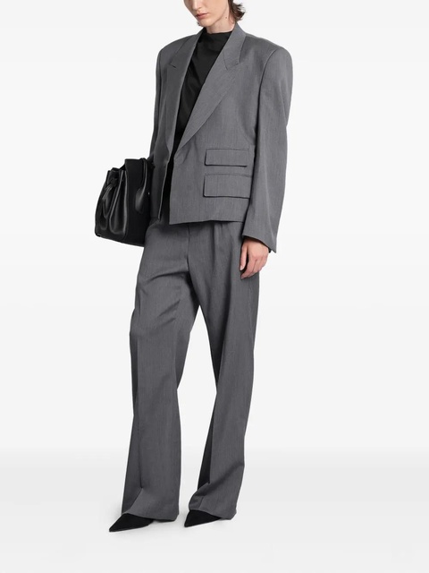 ENTIRE STUDIOS pleated wide-leg trousers - Grey - zdjęcie produktu nr 2