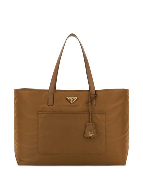 Prada large Re-Edition 1978 shopping bag - Brown - zdjęcie produktu nr 1