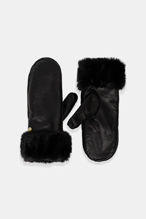 Barbour rękawiczki skórzane damskie kolor czarny LGL0150 - zdjęcie produktu nr 1