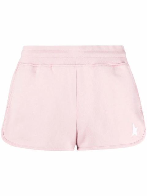 Golden Goose motif-print track shorts - Pink - zdjęcie produktu nr 1