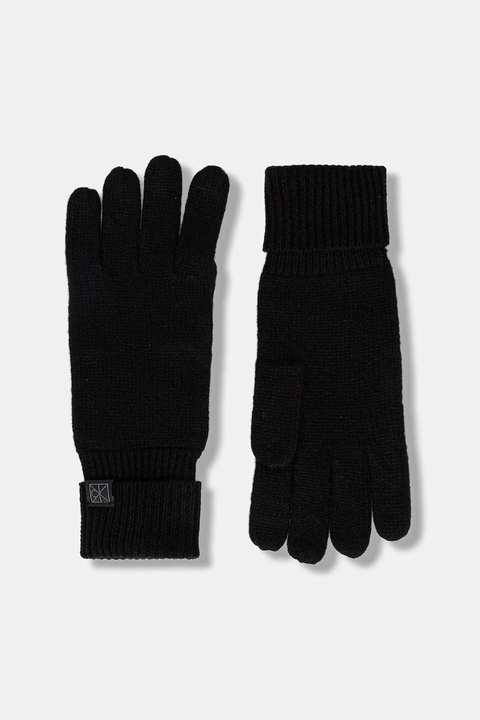 Calvin Klein rękawiczki kaszmirowe damskie kolor czarny LV14F8065G - zdjęcie produktu nr 2