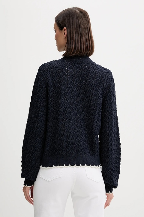 Pepe Jeans sweter damski kolor granatowy z półgolfem PL7000016 - zdjęcie produktu nr 2