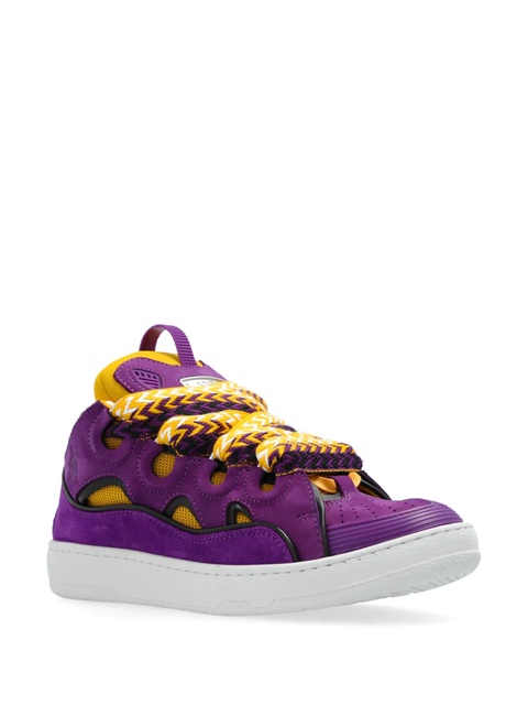 Lanvin Curb panelled sneakers - Purple - zdjęcie produktu nr 2