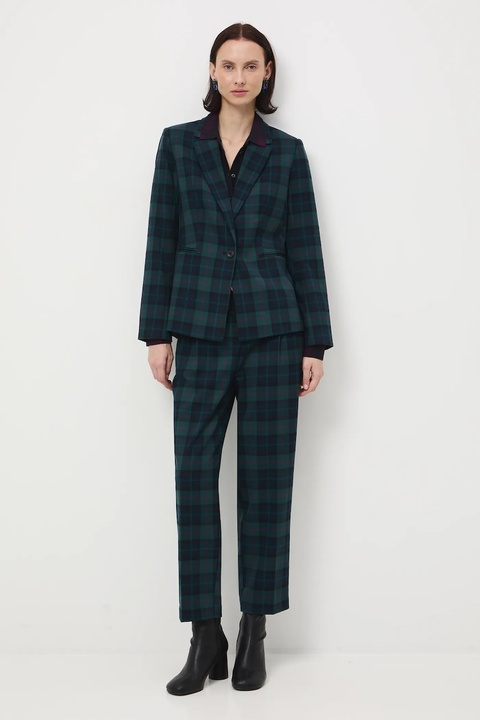 Medicine spodnie damskie kolor multicolor proste medium waist - zdjęcie produktu nr 2