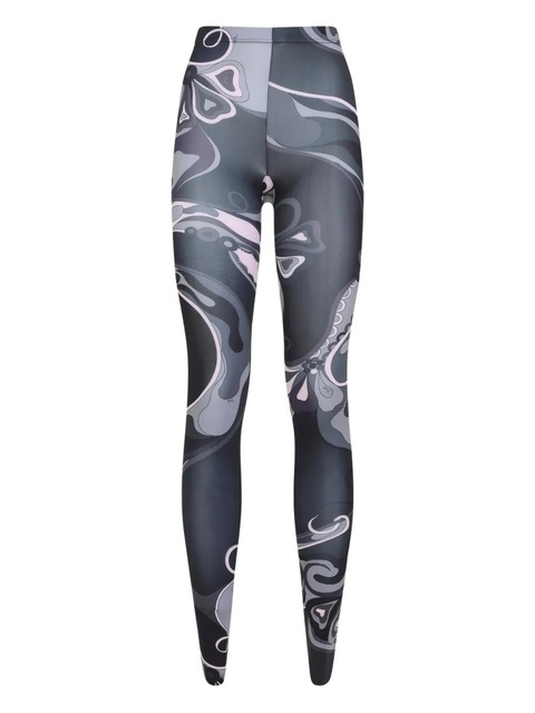 PUCCI swirl-print tights - Black - zdjęcie produktu nr 2