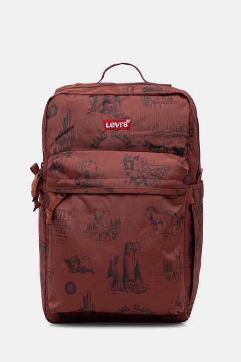 Levi's plecak kolor brązowy duży z aplikacją D5463 - zdjęcie produktu nr 1