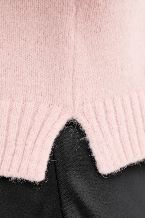 BOSS sweter z domieszką wełny damski kolor różowy 50478315 - zdjęcie produktu nr 2
