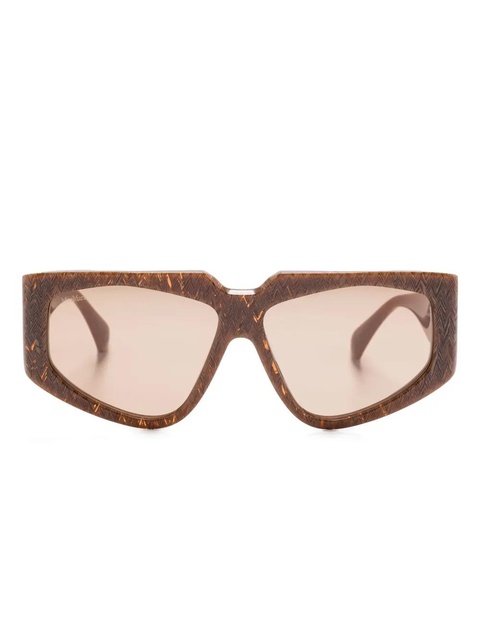 Max Mara Eyewear Glimpse sunglasses - Brown - zdjęcie produktu nr 1