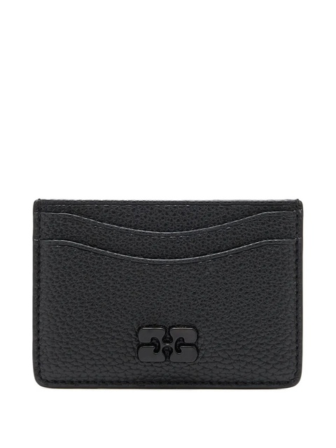 GANNI Bou logo card holder - Black - zdjęcie produktu nr 1