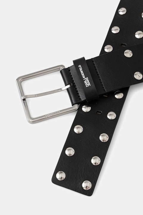 Karl Lagerfeld Jeans pasek skórzany damski kolor czarny A4W33099 - zdjęcie produktu nr 2