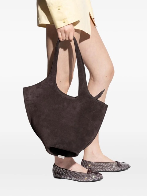The Attico medium La Scoop shoulder bag - Brown - zdjęcie produktu nr 2