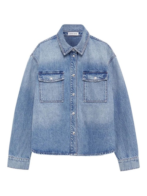 ANINE BING Paxton shirt - Blue - zdjęcie produktu nr 2