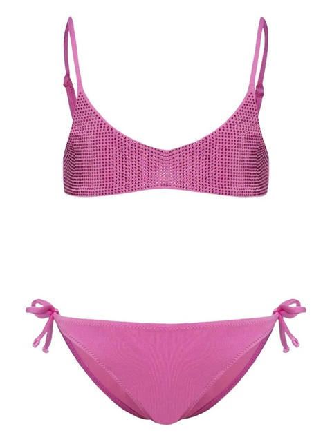 MC2 Saint Barth rhinestone-embellished bikini - Pink - zdjęcie produktu nr 1