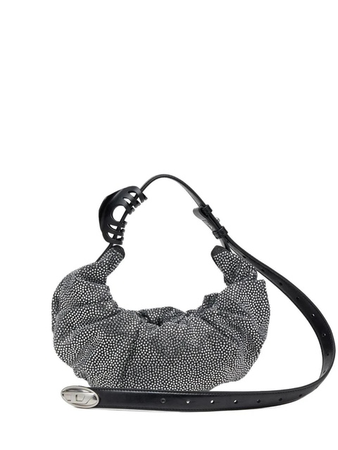Diesel small Grab-D embellished scrunched shoulder bag - Grey - zdjęcie produktu nr 1