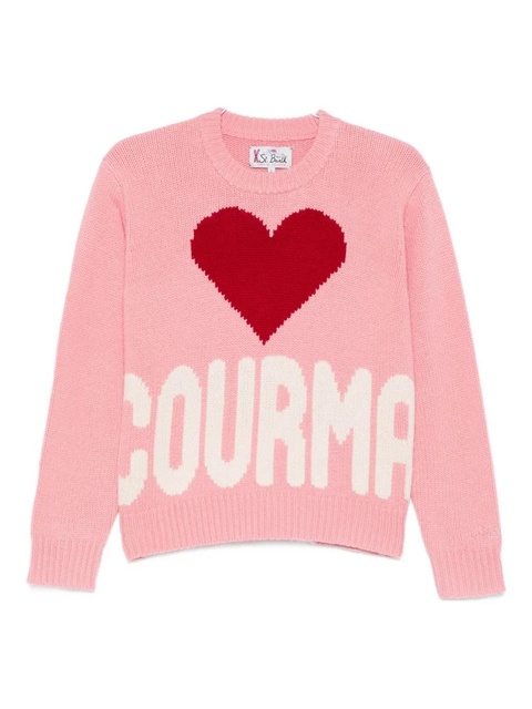 MC2 Saint Barth Kila Courma heart knit sweater - Pink - zdjęcie produktu nr 1