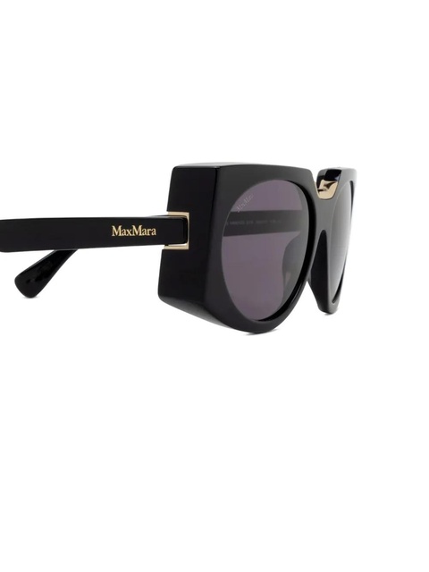 Max Mara Eyewear oval-frame sunglasses - Black - zdjęcie produktu nr 2