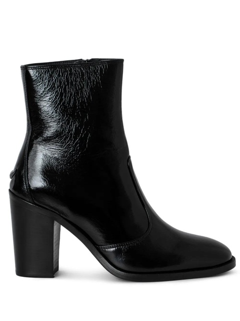 Zadig&Voltaire Preiser 85mm leather ankle boots - Black - zdjęcie produktu nr 1