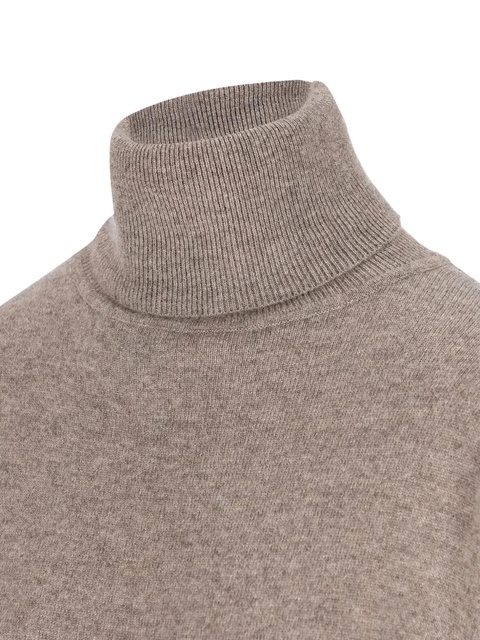 Saint Laurent turtleneck cashmere sweater - Neutrals - zdjęcie produktu nr 2