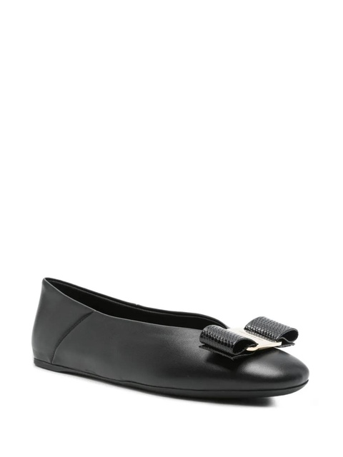 Ferragamo leather ballet flats - Black - zdjęcie produktu nr 2