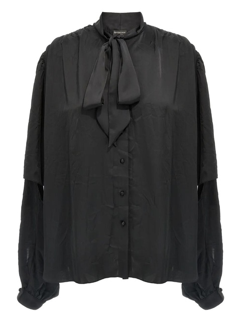 Balenciaga bow-tie blouse - Black - zdjęcie produktu nr 1