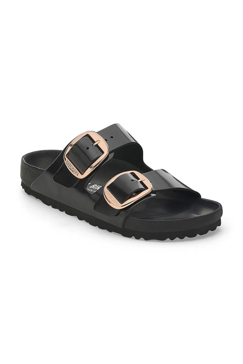 Birkenstock klapki skórzane Arizona Exq Big Buckle damskie kolor czarny 1027840 - zdjęcie produktu nr 2
