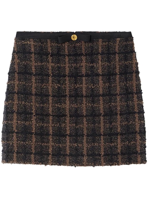 Versace bouclé tweed pencil skirt - Brown - zdjęcie produktu nr 1
