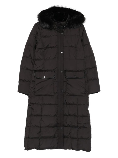 Lauren Ralph Lauren fur-trim coat - Black - zdjęcie produktu nr 1