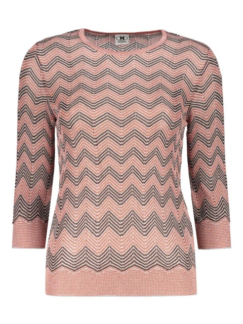 Missoni zigzag-woven top - Pink - zdjęcie produktu nr 1