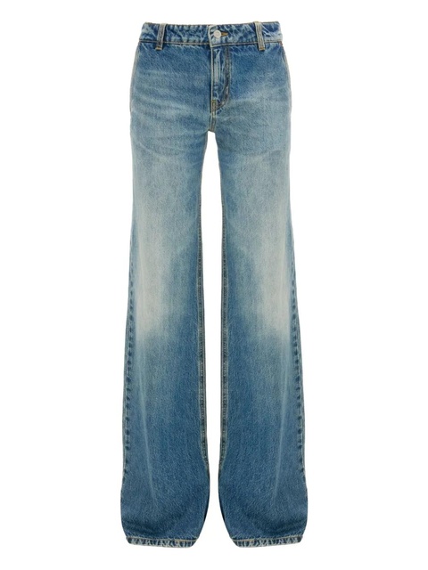 Victoria Beckham low-rise straight-leg jeans - Blue - zdjęcie produktu nr 1