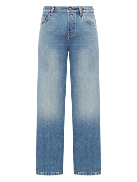 Gucci faded cotton jeans - Blue - zdjęcie produktu nr 1