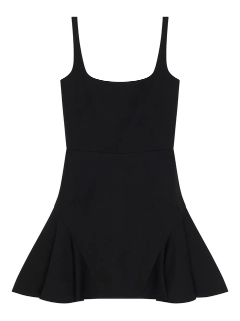 Givenchy square-neck fluted mini day dress - Black - zdjęcie produktu nr 1