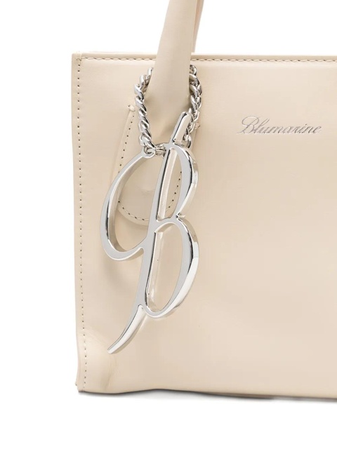 Blumarine small chain-charm tote bag - Neutrals - zdjęcie produktu nr 2