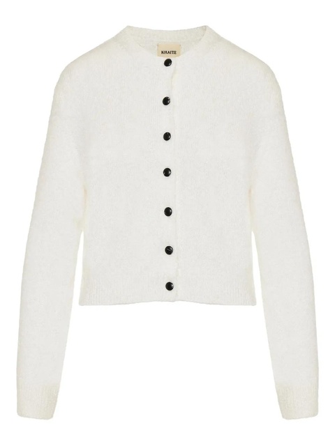 KHAITE button-fastening cardigan - White - zdjęcie produktu nr 1
