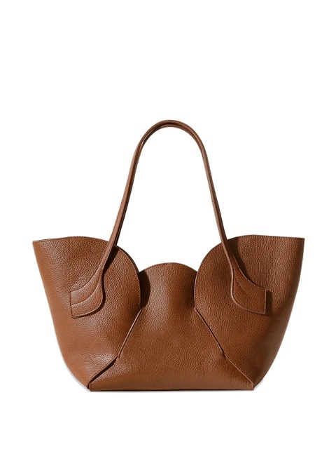Hereu Sepal round-profile calfskin shoulder bag - Brown - zdjęcie produktu nr 1
