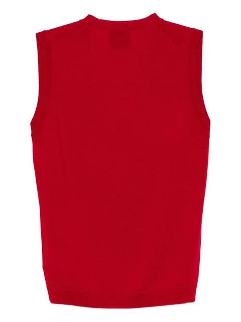 Reformation Marta vest - Red - zdjęcie produktu nr 2