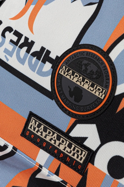 Napapijri plecak Voyage Aop 1 kolor pomarańczowy duży wzorzysty NP0A88UEF0U1 - zdjęcie produktu nr 2