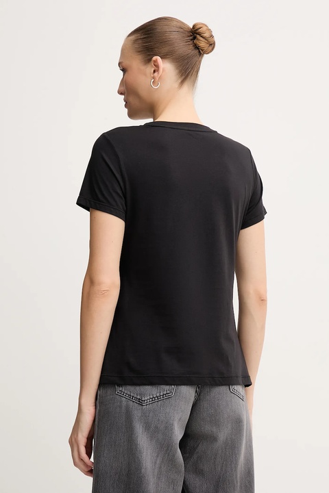 Dkny t-shirt damski kolor czarny DJ5T1631 - zdjęcie produktu nr 2