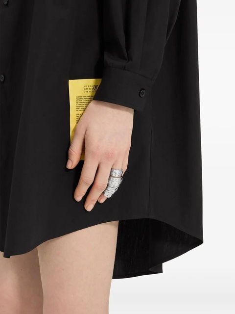 MM6 Maison Margiela Numeric logo ring - Silver - zdjęcie produktu nr 1