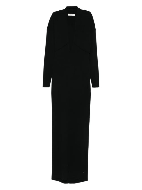ENTIRE STUDIOS V-neck maxi dress - Black - zdjęcie produktu nr 1