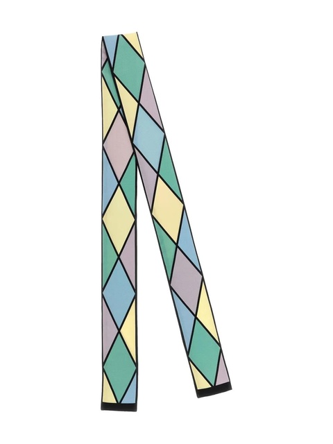Valentino Garavani Rhombelle printed bandeau scarf - Green - zdjęcie produktu nr 2