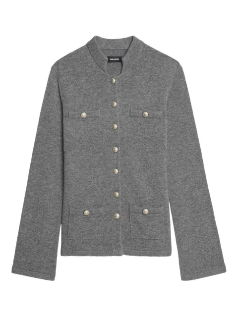 Zadig&Voltaire mélange-effect cardigan - Grey - zdjęcie produktu nr 1
