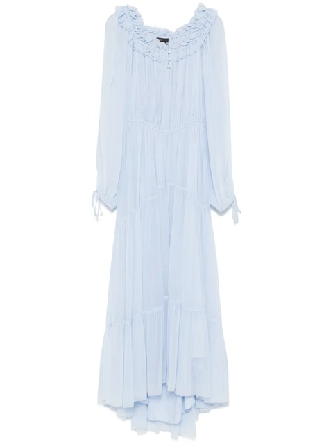 Maje flared midi dress - Blue - zdjęcie produktu nr 1