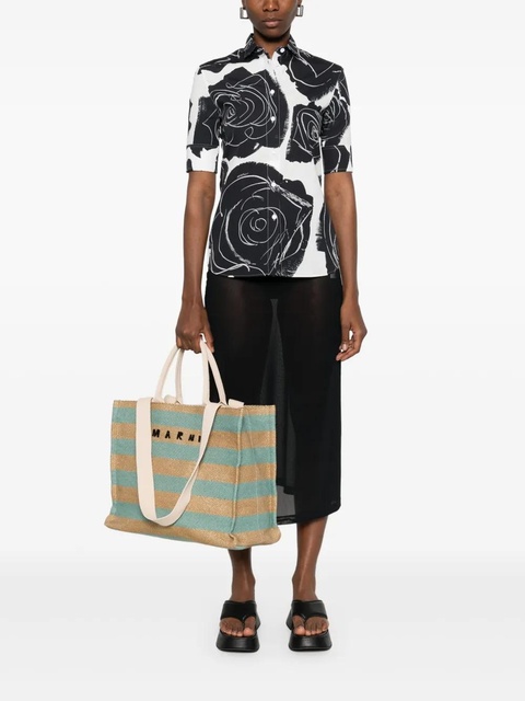 Marni floral-print shirt - White - zdjęcie produktu nr 2