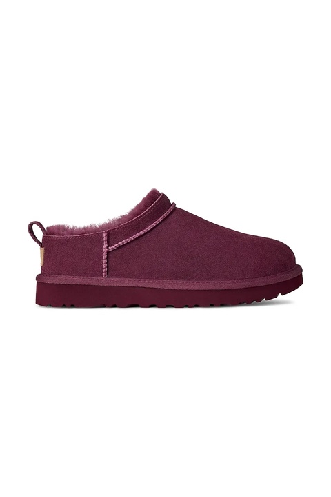 UGG kapcie zamszowe Classic Micro kolor różowy 1173891.BTMG - zdjęcie produktu nr 1