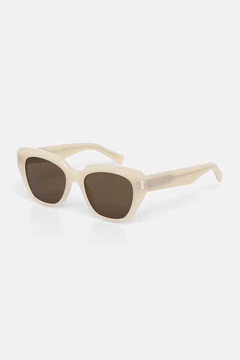 Saint Laurent okulary przeciwsłoneczne damskie kolor beżowy SL 827 - zdjęcie produktu nr 2