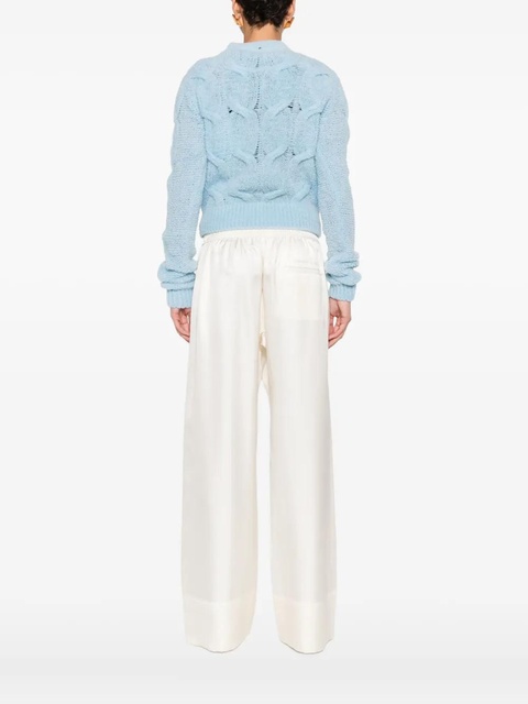 Sportmax cable-knit sweater - Blue - zdjęcie produktu nr 2