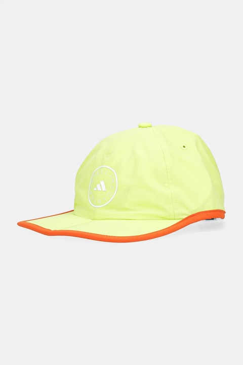 adidas by Stella McCartney czapka z daszkiem kolor zielony JZ8023 - zdjęcie produktu nr 1