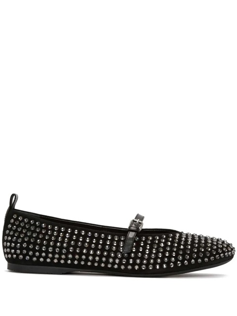 JW Anderson crystal-embellished ballerina shoes - Black - zdjęcie produktu nr 1