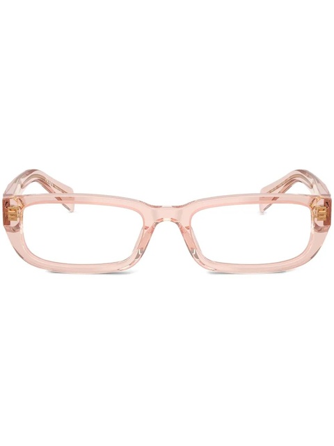 Prada Eyewear rectangle-frame glasses - Pink - zdjęcie produktu nr 1